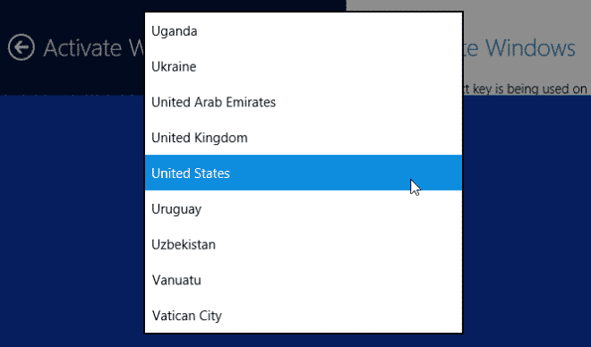 Activate Windows by phone